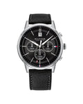 Buy Tommy Hilfiger Quartz Leather Strap Black Dial 44mm Watch for Men - 1791630 in Pakistan
