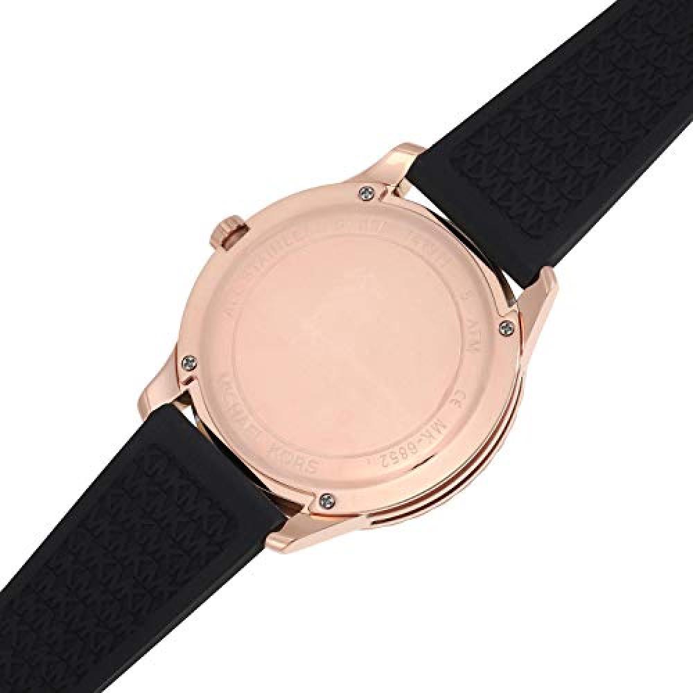 Buy Michael Kors Womens Quartz Runway Silicone Strap Black Dial 40mm Watch - Mk6852 in Pakistan