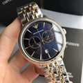 Buy Emporio Armani Men's Chronograph Stainless Steel Blue Dial 43mm Watch AR1847 in Pakistan