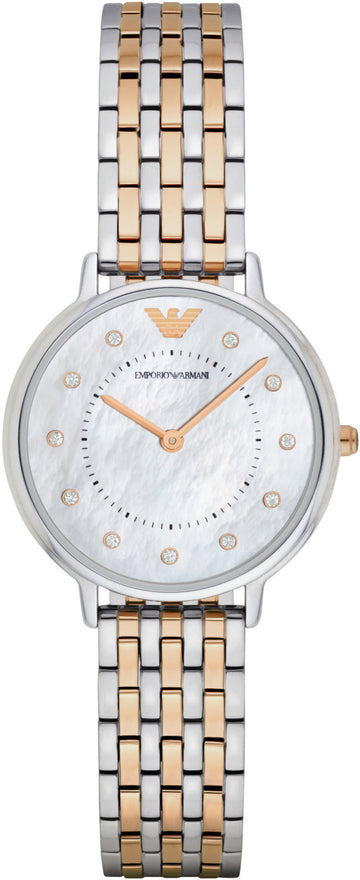 Buy Emporio Armani Womens Quartz Stainless Steel Mother Of Pearl Dial 32mm Watch - Ar2508 in Pakistan