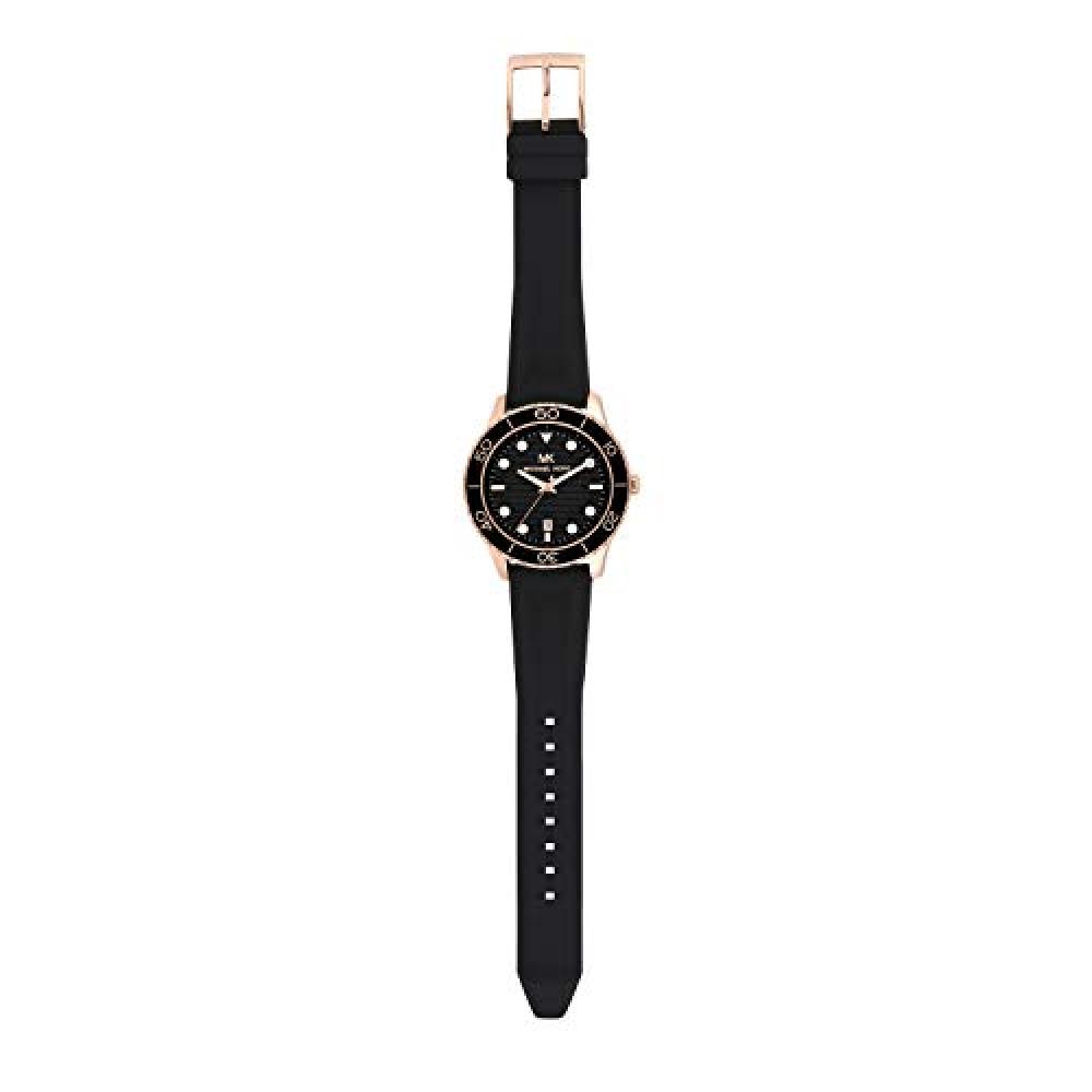 Buy Michael Kors Womens Quartz Runway Silicone Strap Black Dial 40mm Watch - Mk6852 in Pakistan