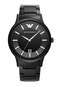 Buy Emporio Armani Renato Black Stainless Steel Black Dial Quartz Watch For Gents - Ar11184 in Pakistan