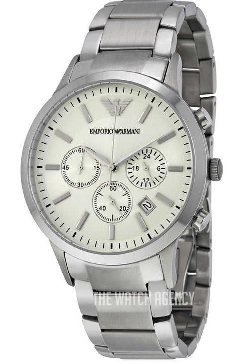 Buy Emporio Armani Men’s Quartz Stainless Steel Cream Dial 43mm Watch AR2458 in Pakistan