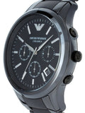 Buy Emporio Armani Mens Chronograph Quartz Stainless Steel Black Dial 43mm Watch - Ar1452 in Pakistan