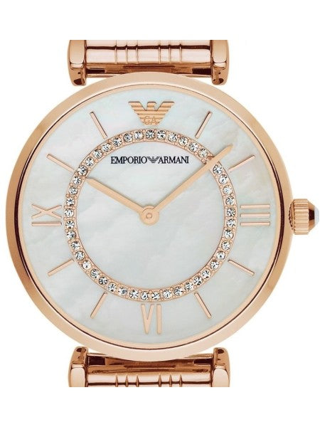Buy Emporio Armani Womens Analog Stainless Steel Mother Of Pearl Dial 32mm Watch - Ar1909 in Pakistan