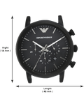 Buy Emporio Armani Chronograph Quartz Leather Strap Black Dial 46mm Watch for Men - Ar1970 in Pakistan