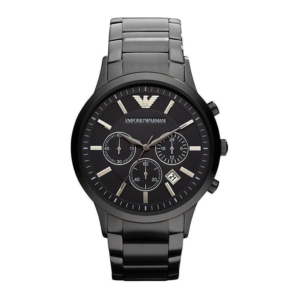 Buy Emporio Armani Mens Quartz Stainless Steel Black Dial 43mm Watch - Ar2453 in Pakistan