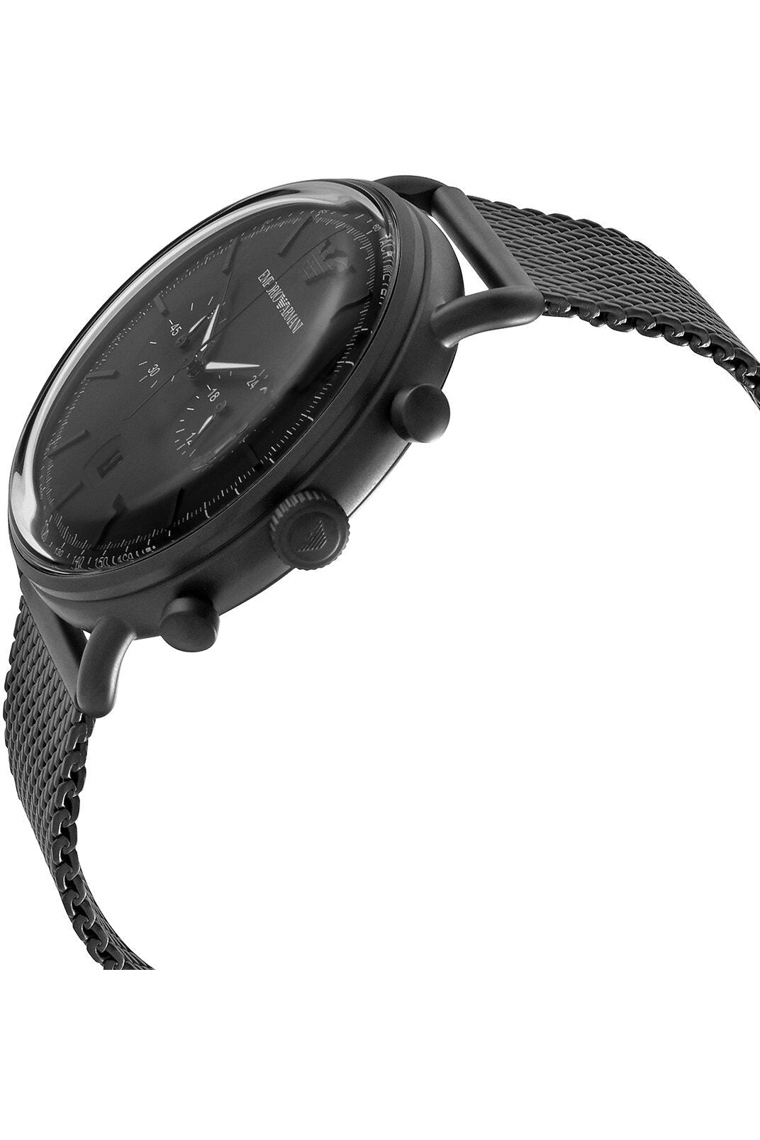 Buy Emporio Armani Men's Chronograph Quartz Stainless Steel Black Dial 43mm Watch AR11264 in Pakistan