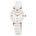 Buy Emporio Armani Womens Quartz Stainless Steel Mother Of Pearl Dial 30mm Watch - Ar1486 in Pakistan