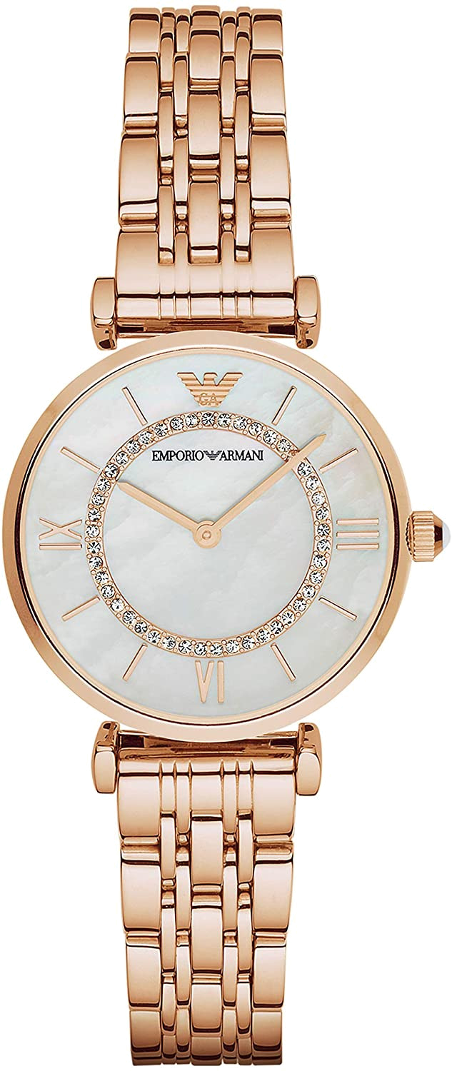 Buy Emporio Armani Womens Analog Stainless Steel Mother Of Pearl Dial 32mm Watch - Ar1909 in Pakistan