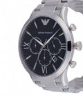 Buy Emporio Armani Men's Chronograph Stainless Steel Black Dial 44mm Watch AR11208 in Pakistan