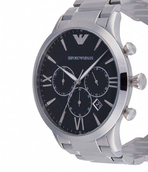 Buy Emporio Armani Men's Chronograph Stainless Steel Black Dial 44mm Watch AR11208 in Pakistan