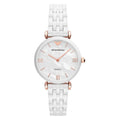 Buy Emporio Armani Womens Quartz Stainless Steel Mother Of Pearl Dial 30mm Watch - Ar1486 in Pakistan