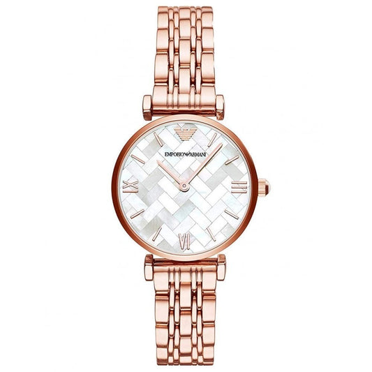 Buy Emporio Armani Women’s Analog Stainless Steel Mother of Pearl Dial 32mm Watch - AR11110 in Pakistan