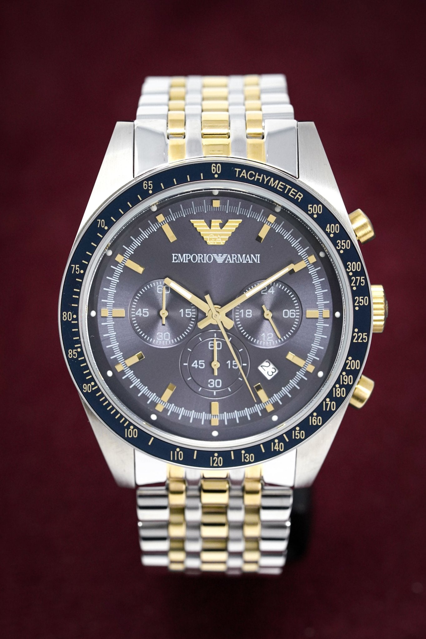 Buy Emporio Armani Mens Analogue Quartz Stainless Steel 46mm Watch - Ar6088 in Pakistan