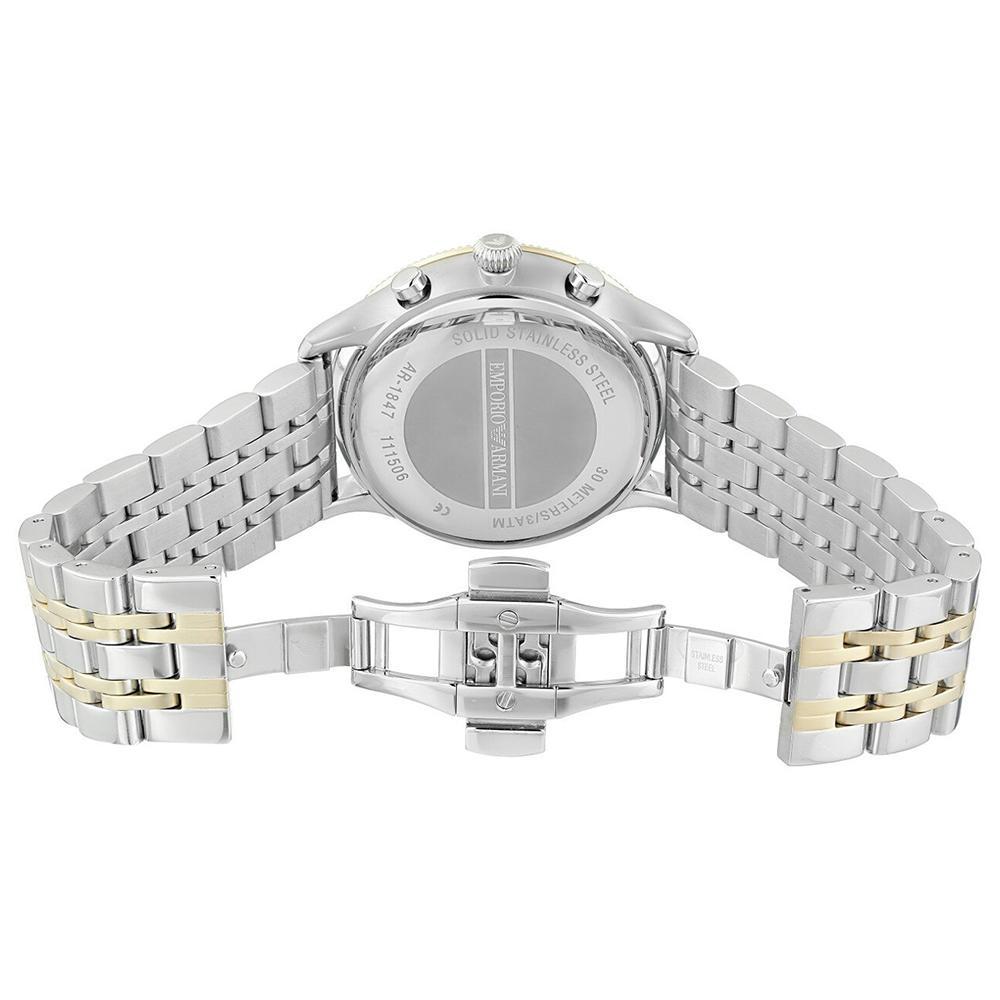 Buy Emporio Armani Men's Chronograph Stainless Steel Blue Dial 43mm Watch AR1847 in Pakistan
