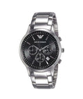 Buy Emporio Armani Mens Chronograph Quartz Stainless Steel Black Dial 43mm Watch - Ar2434 in Pakistan