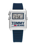 Buy Tommy Hilfiger Mens Digital Silicone Strap Silver Dial 32mm Watch - 1791673 in Pakistan
