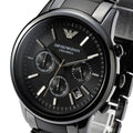 Buy Emporio Armani Mens Chronograph Quartz Stainless Steel Black Dial 43mm Watch - Ar1452 in Pakistan