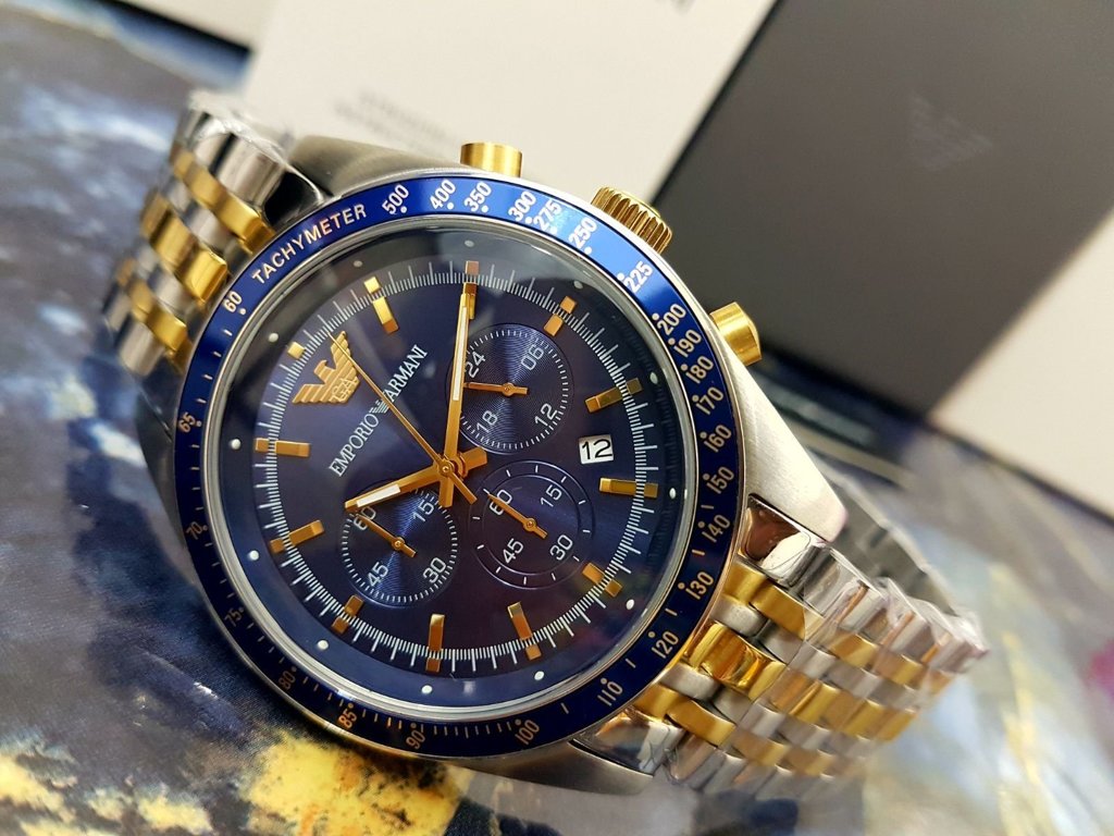 Buy Emporio Armani Mens Analogue Quartz Stainless Steel 46mm Watch - Ar6088 in Pakistan