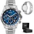 Buy Hugo Boss Mens Chronograph Hero Sport Stainless Steel Blue Dial 45mm Watch - 1513755 in Pakistan