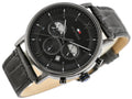 Buy Tommy Hilfiger Mens Quartz Leather Strap Black Dial 44mm Watch - 1710395 in Pakistan