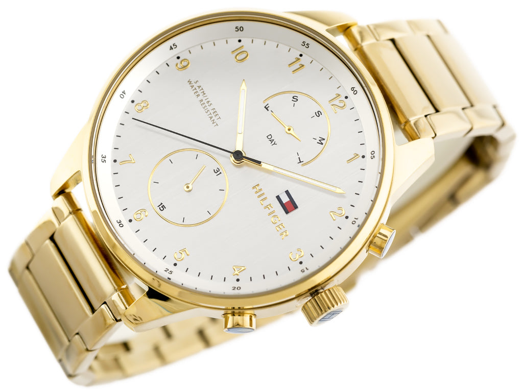 Buy Tommy Hilfiger Mens Quartz Stainless Steel Silver Dial 44mm Watch - 1791576 in Pakistan