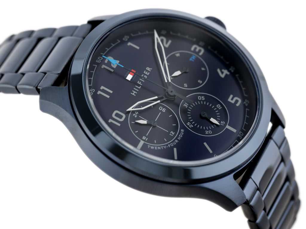 Buy Tommy Hilfiger Quartz Stainless Steel Blue Dial 45mm Watch for Men - 1791853 in Pakistan