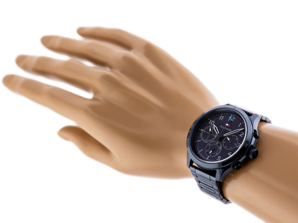 Buy Tommy Hilfiger Quartz Stainless Steel Blue Dial 45mm Watch for Men - 1791853 in Pakistan