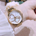 Buy Michael Kors Portia Gold Hearts White Dial Gold Stainless Steel Strap Womens Watch - MK3824 in Pakistan