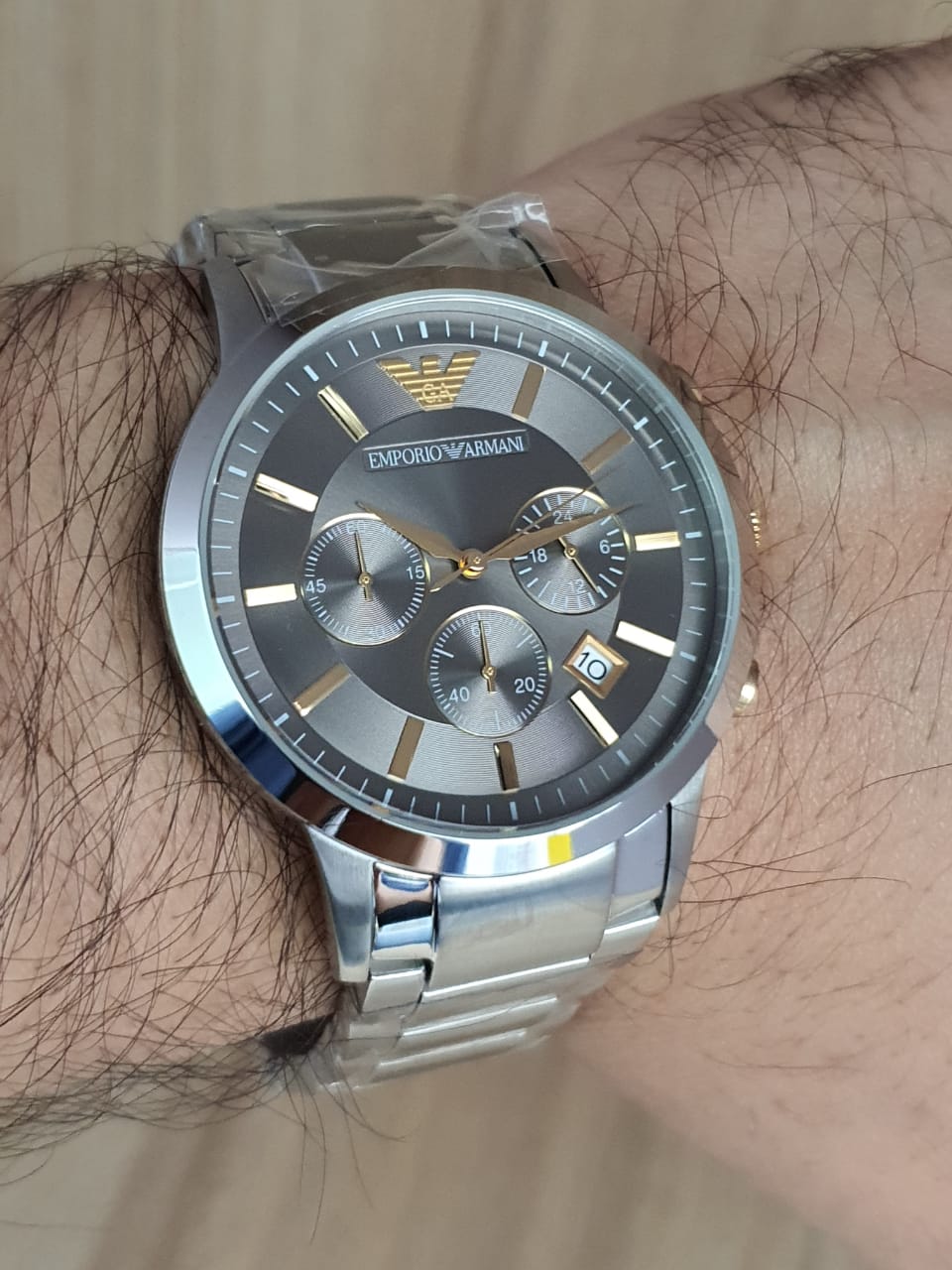 Buy Emporio Armani Men's Quartz Stainless Steel 43mm Watch AR11047 in Pakistan