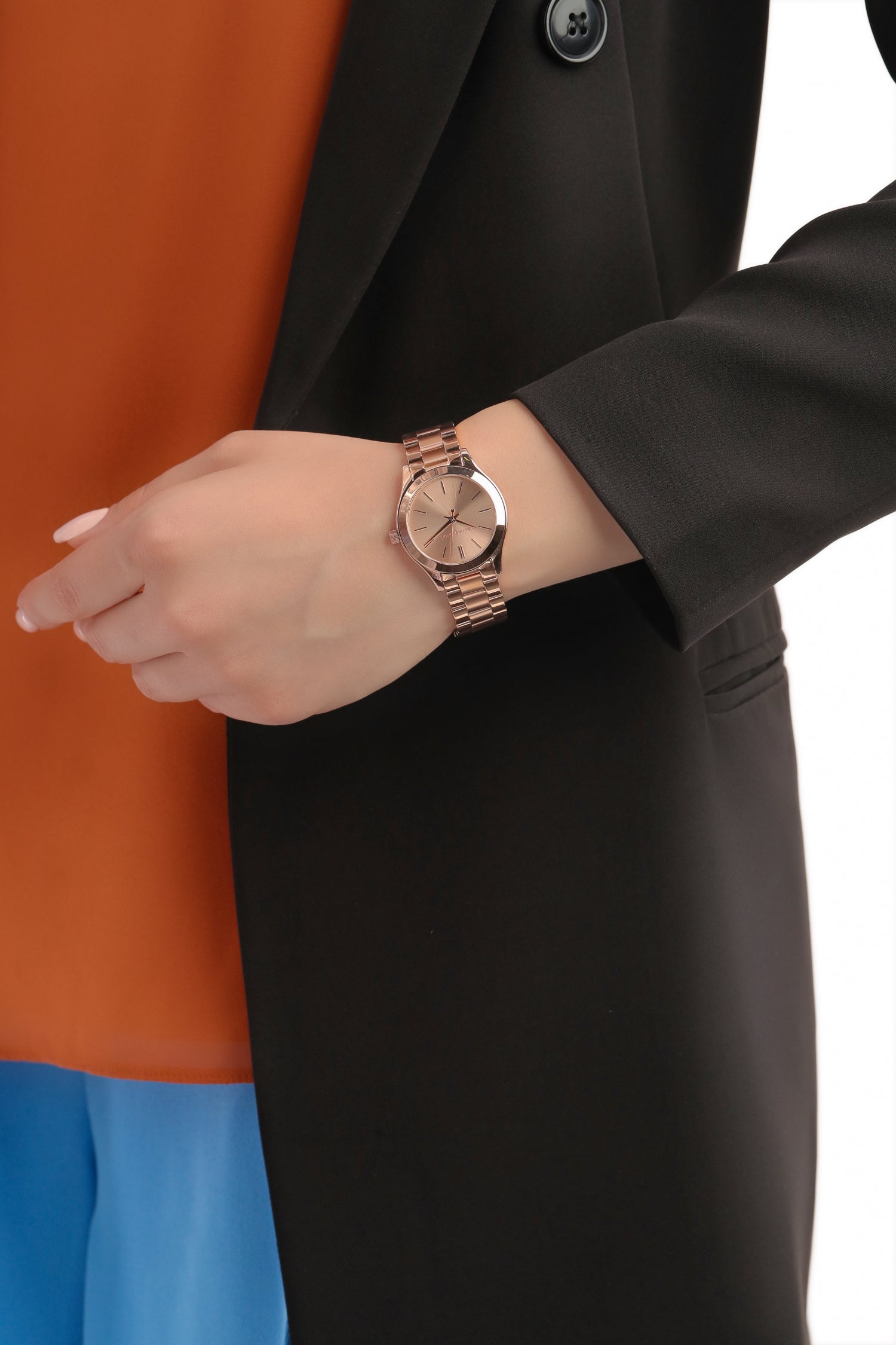 Buy Michael Kors Women’s Quartz Stainless Steel Rose Gold Dial 33mm Watch - MK3513 in Pakistan
