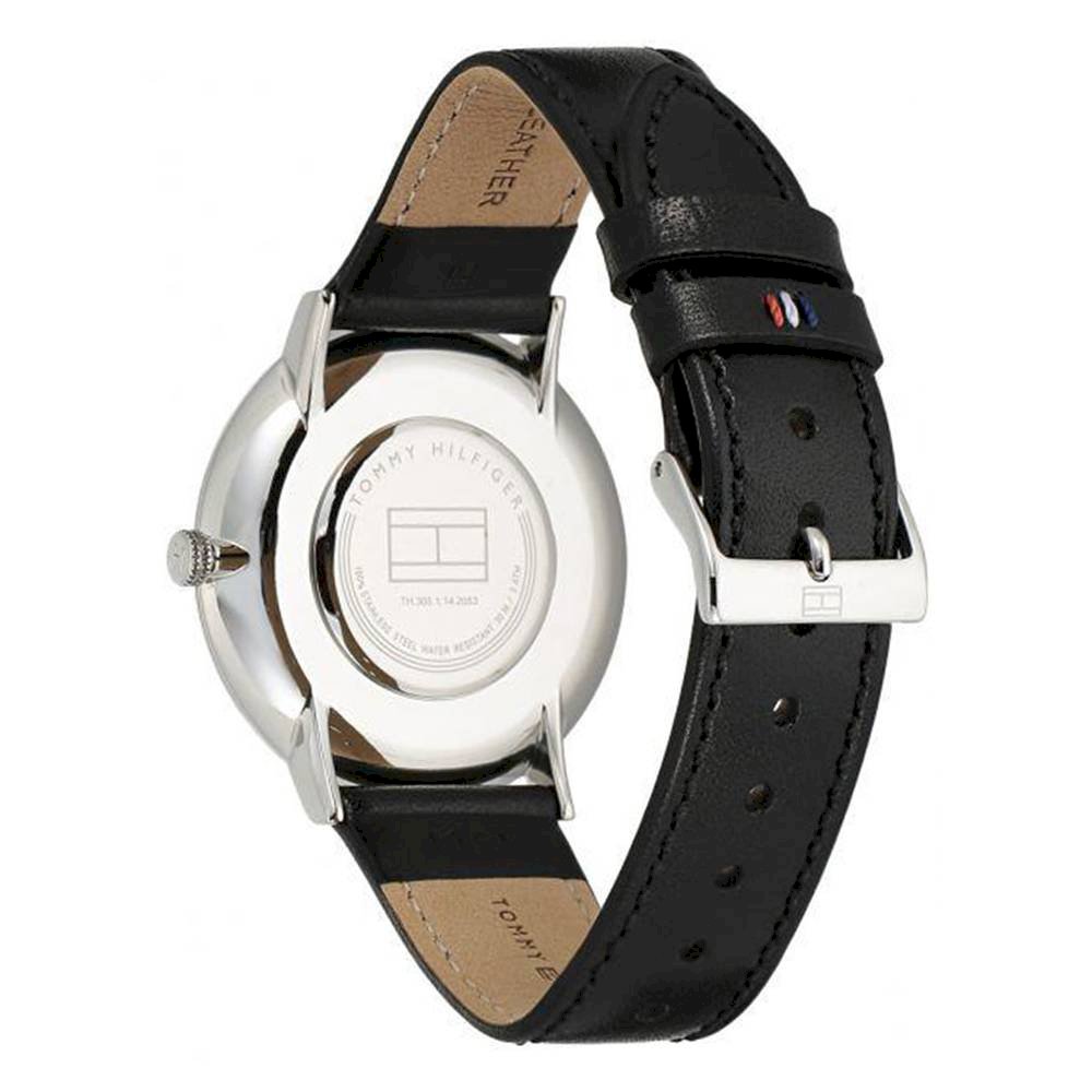 Buy Tommy Hilfiger Quartz Leather Strap White Dial 40mm Watch for Men - 1710351 in Pakistan