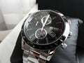Buy Hugo Boss Mens Chronograph Quartz Rafale Stainless Steel Black Dial 44mm Watch - 1513509 in Pakistan