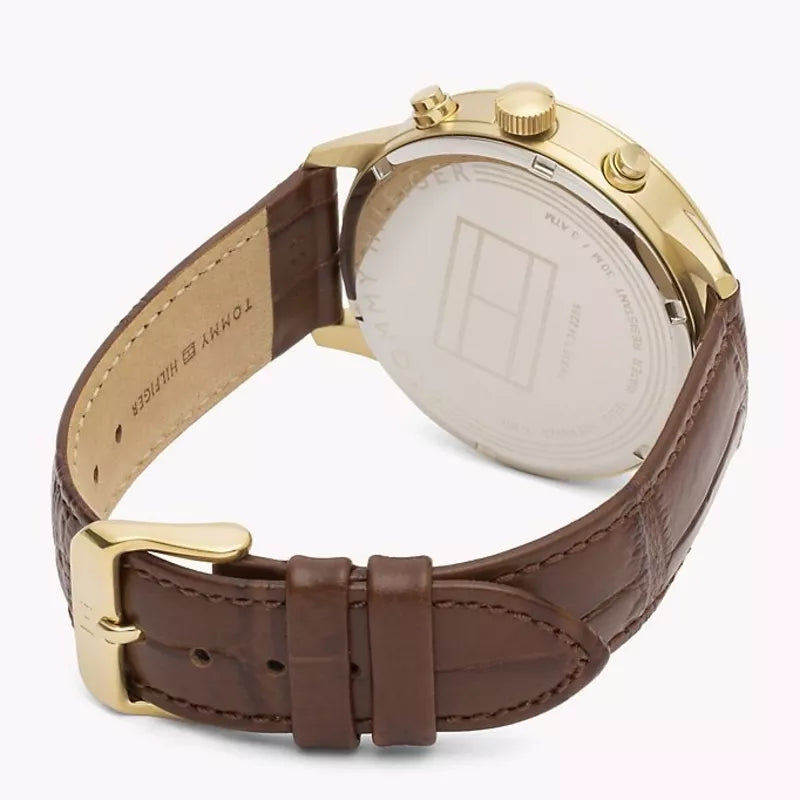 Buy Tommy Hilfiger Quartz Leather Strap Blue Dial 42mm Watch for Men - 1710359 in Pakistan