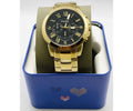 Buy Men's Chronograph Quartz Grant Gold Stainless Steel Strap Black Dial 44Mm Watch in Pakistan