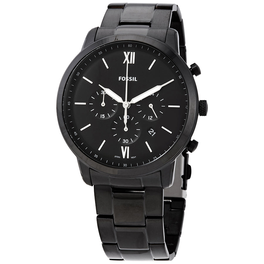 Buy Men's Chronograph Quartz Neutra Black Stainless Steel Black Dial 44Mm Watch in Pakistan