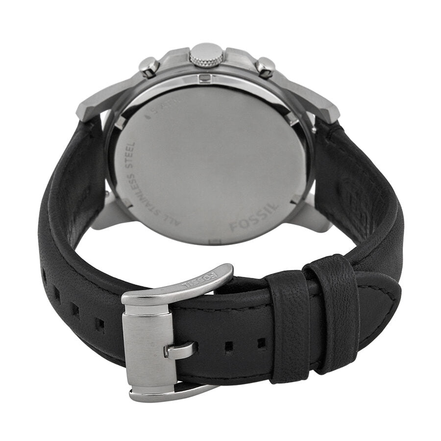 Buy Fossil Men's Chronograph Quartz Leather Strap Black Dial 44mm Watch FS4812 in Pakistan