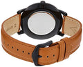 Buy Men's Quartz Brown Leather Strap Black Dial 44Mm Watch in Pakistan