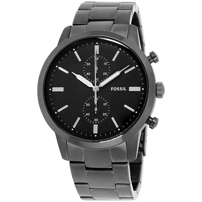 Buy Fossil Men's Quartz Stainless Steel Black Dial 44mm Watch FS5349 in Pakistan