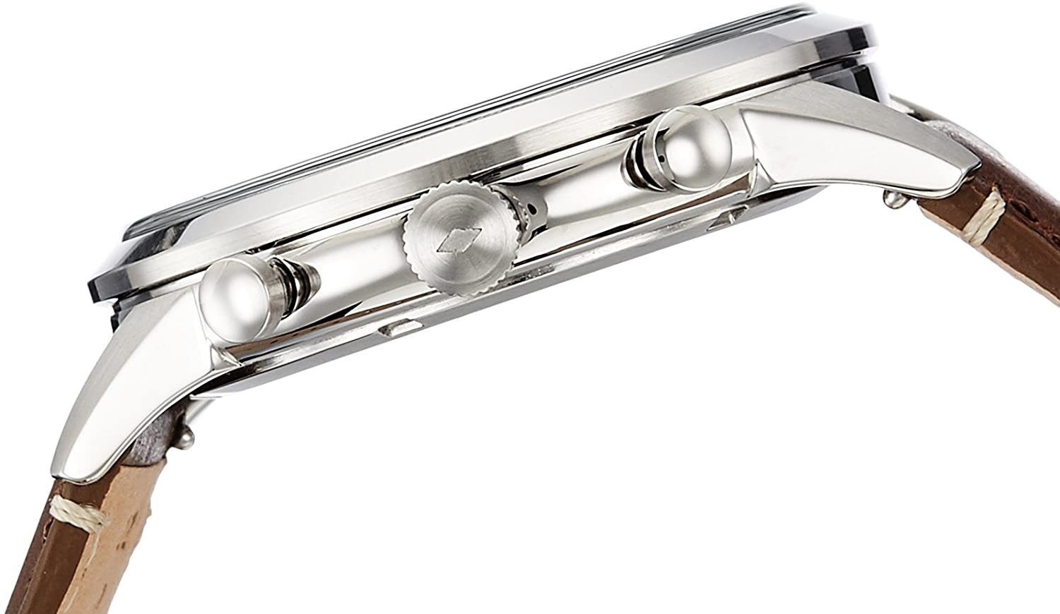 Buy Men's Chronograph Quartz Townsman Brown Leather Strap Black Dial 44Mm Watch in Pakistan