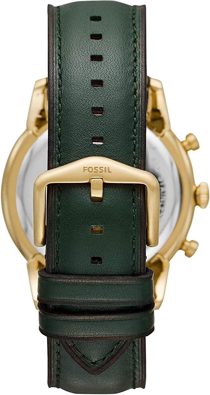 Buy Fossil Men's Chronograph Quartz Green Leather Strap Green Dial 44mm Watch FS5599 in Pakistan