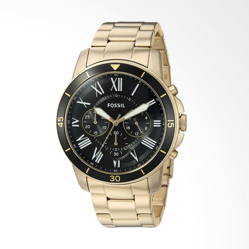 Buy Men's Chronograph Quartz Grant Stainless Steel Black Dial 44Mm Watch in Pakistan