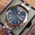 Buy Men's Chronograph Grant Two Tone Stainless Steel 44Mm Watch in Pakistan
