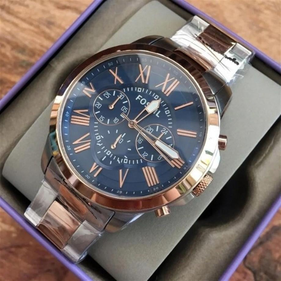 Buy Men's Chronograph Grant Two Tone Stainless Steel 44Mm Watch in Pakistan