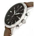 Buy Men's Chronograph Quartz Townsman Brown Leather Strap Black Dial 44Mm Watch in Pakistan