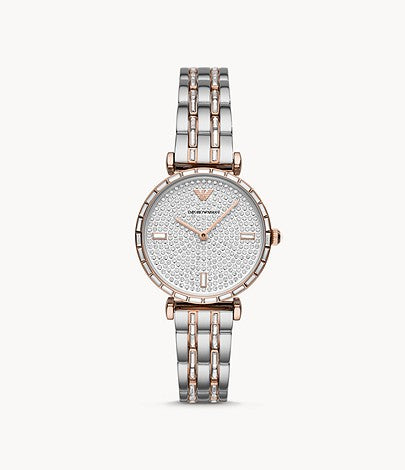 Buy Emporio Armani Women's Analog Stainless Steel Silver Dial 32mm Watch AR11293 in Pakistan