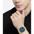 Buy Hugo Boss Mens Chronograph Quartz Integrity Stainless Steel Black Dial 43mm Watch - 1513781 in Pakistan