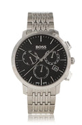 Buy Hugo Boss Stainless Steel Swiss Quartz Chronograph Black Dial Mens Watch - 1513267 in Pakistan