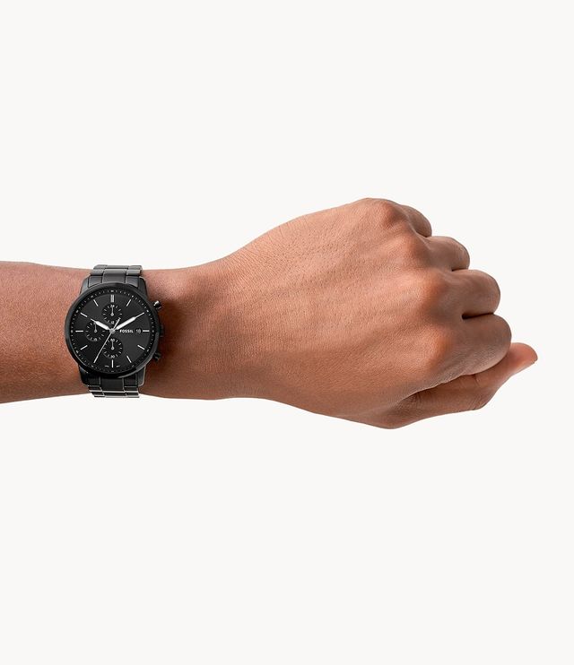 Buy Men's Chronograph Quartz Neutra Black Stainless Steel Black Dial 44Mm Watch in Pakistan